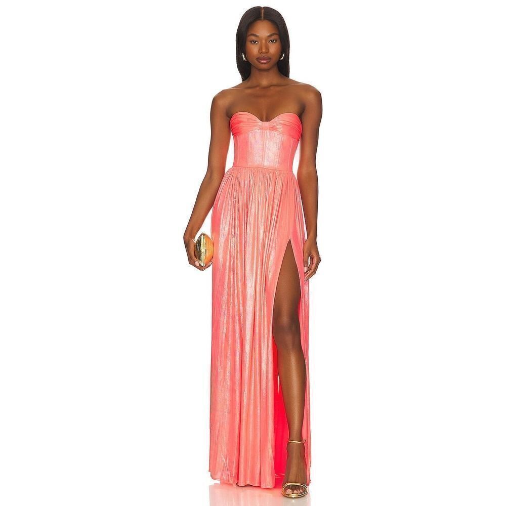 Bronx and Banco Florence Strapless Gown in Pink XL(US10)